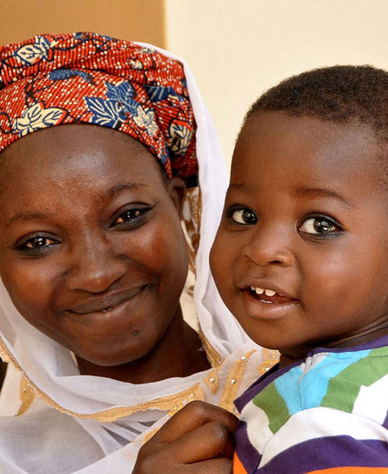 Mother with Child at Sanford World Clinic